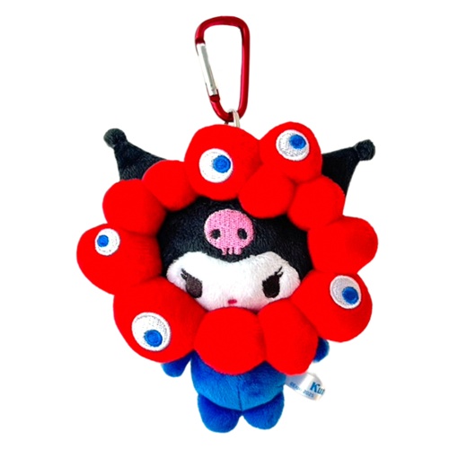 [PRE-ORDER] พวงกุญแจ ตุ๊กตา คุโรมิ Kuromi x MYAKU-MYAKU Official Mascot Keychain งาน Osaka Expo 2025 นำเข้าจากญี่ปุ่น EXPO2025 サンリオキャラクターズ ミャクミャクなりきりぬいぐるみBC クロミ