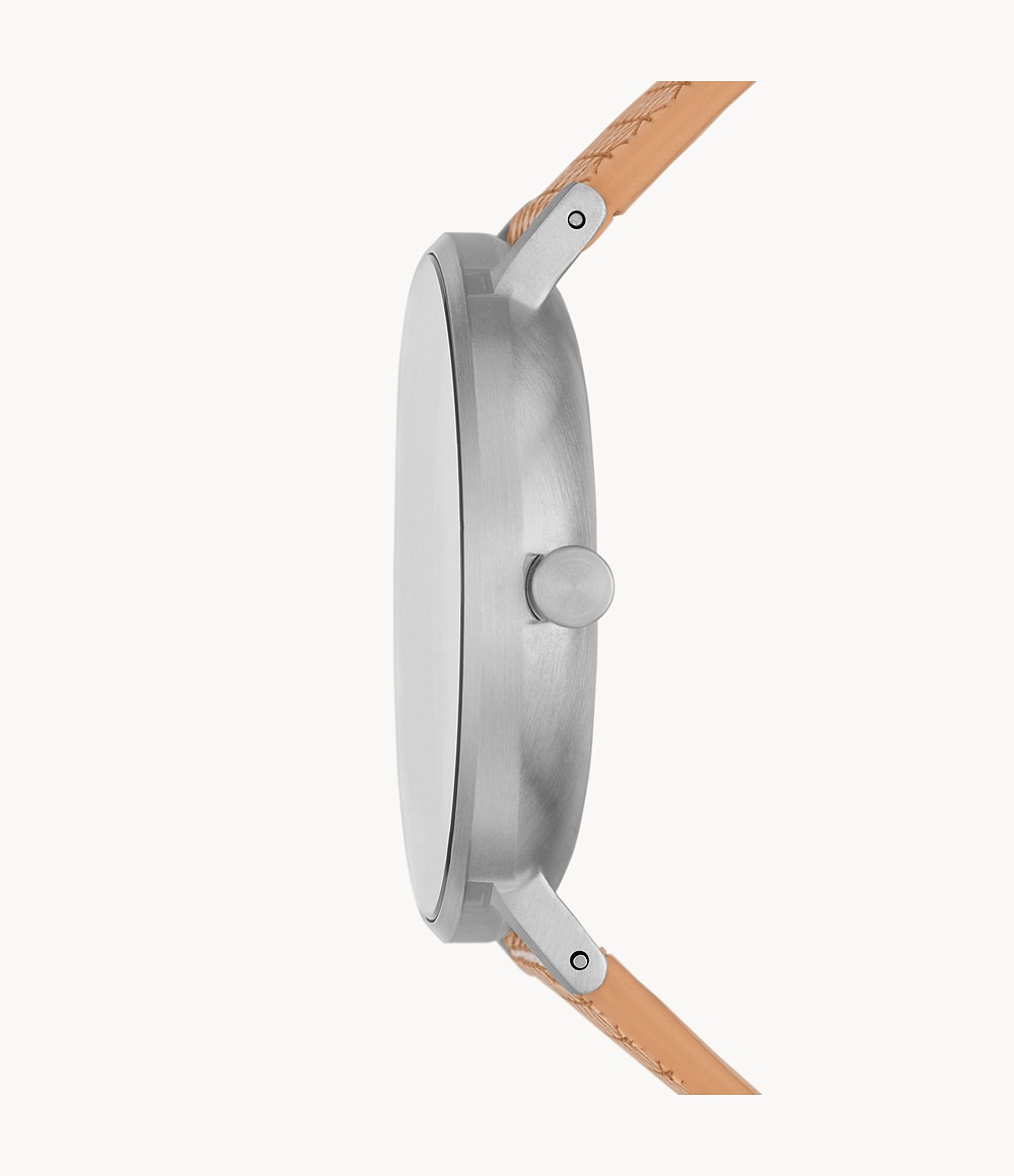 Skagen SKW6746 นาฬิกาผู้ชาย Aaren Naturals Limited Edition Wood Veneer Strap Quartz Men's Watch