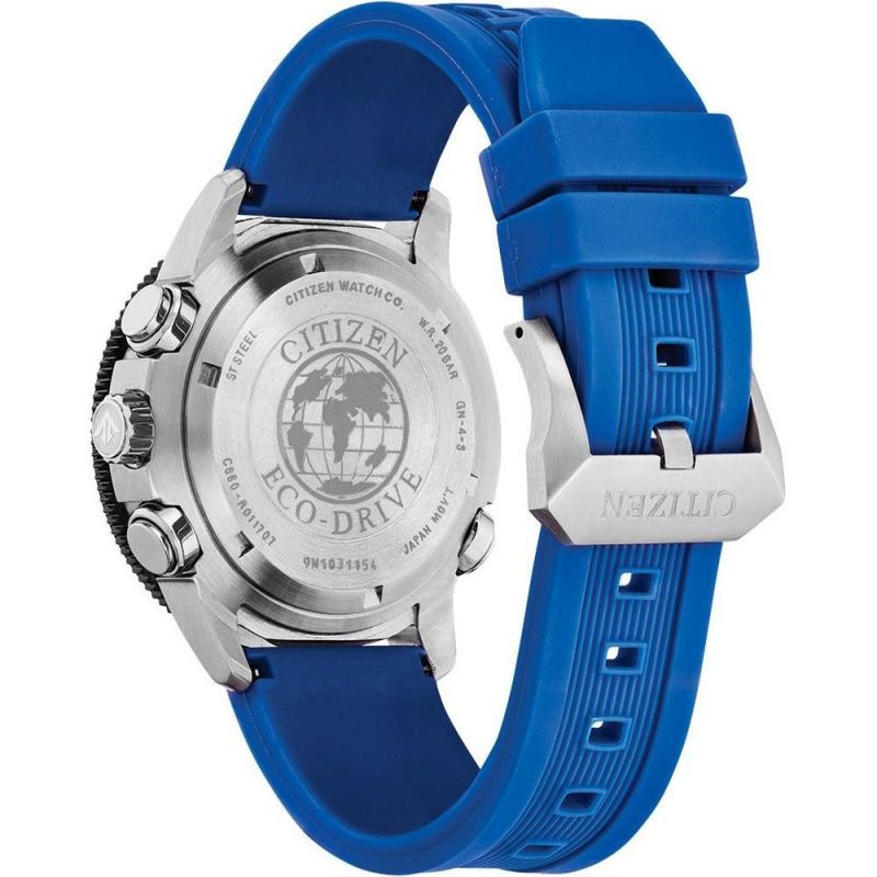 Citizen JR4068-01E นาฬิกาผู้ชาย Eco-Drive Promaster Sailhawk Analog & Digital Men's Watch