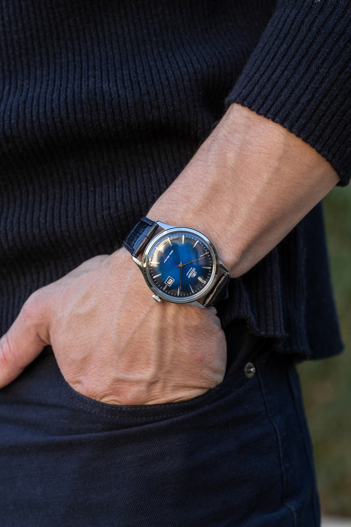 Orient AC08004D นาฬิกาผู้ชาย Bambino Version 4 Automatic Men's Watch