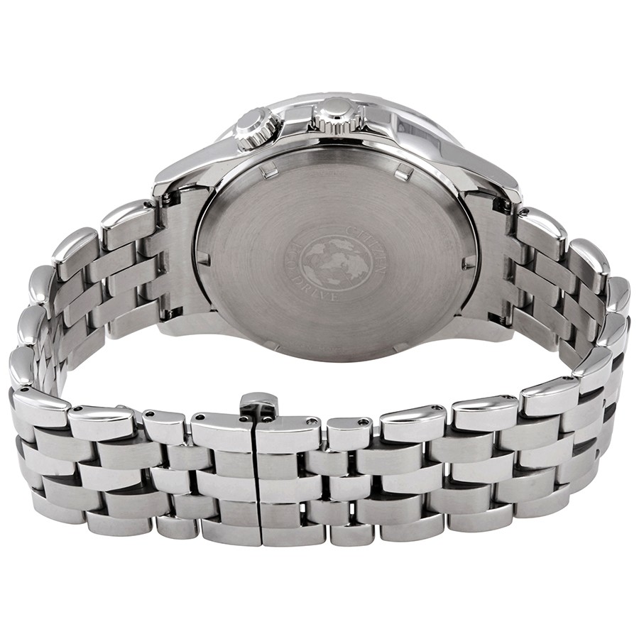 Citizen BU2080-51H นาฬิกาผู้ชาย Eco-Drive Calendrier World Time Men's Watch