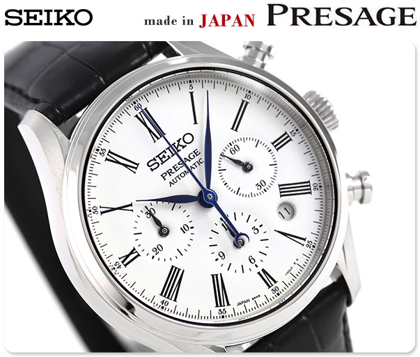 SEIKO SARK013 นาฬิกาผู้ชาย Seiko รุ่น SARK013, Presage Mechanical Automatic Chronograph Made in Japan Men's Watch