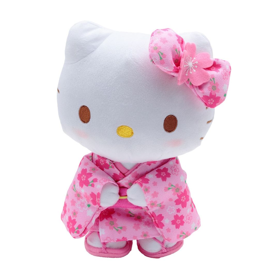 [PRE-ORDER] ตุ๊กตา คิตตี้ กิโมโน ซากุระ สีชมพู Hello Kitty PINK Kimono Sakura Size S นำเข้าจากญี่ปุ่น ハローキティ 桜着物