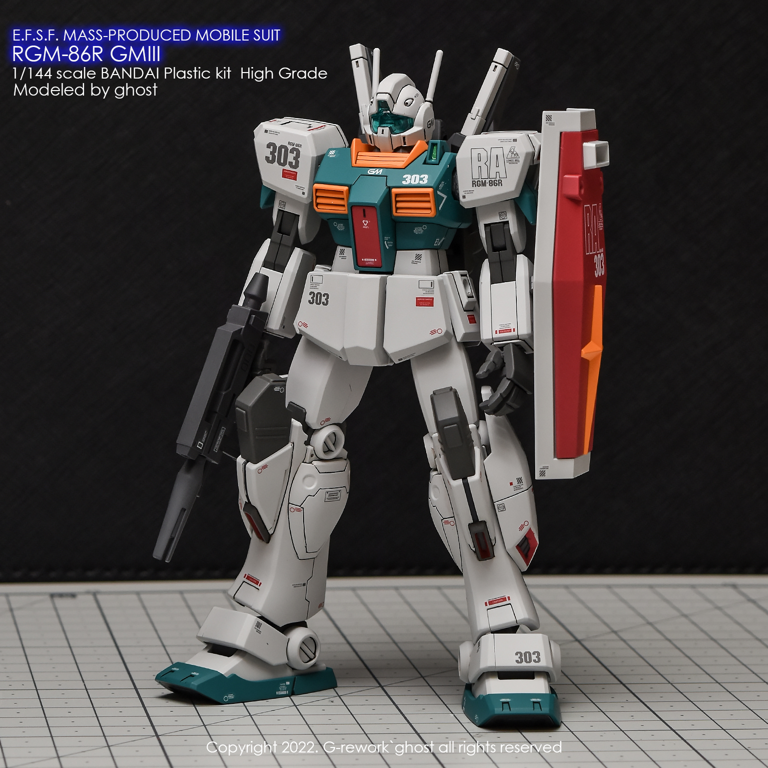 G-REWORK CUSTOM DECAL HG 1/144 RGM-86R GM III