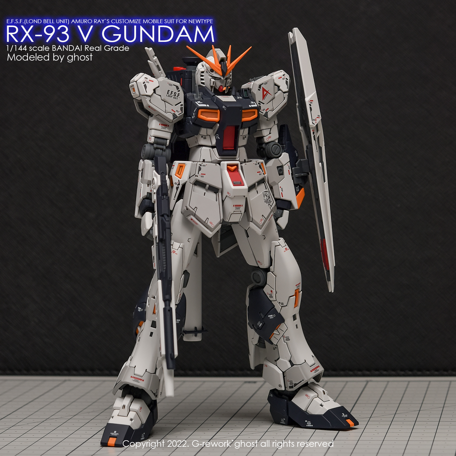 G-REWORK CUSTOM DECAL RG 1/144 RX-93 Nu GUNDAM