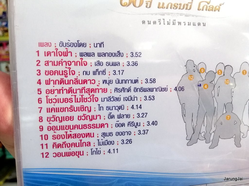 vcd 10 ปี แกรมมี่โกลด์ ดนตรีไม่มีพรมแดน ชุด 2 เดาใจฟ้า พลพล สามคำจากใจ เสือ ธนพล karaoke vcd gmm