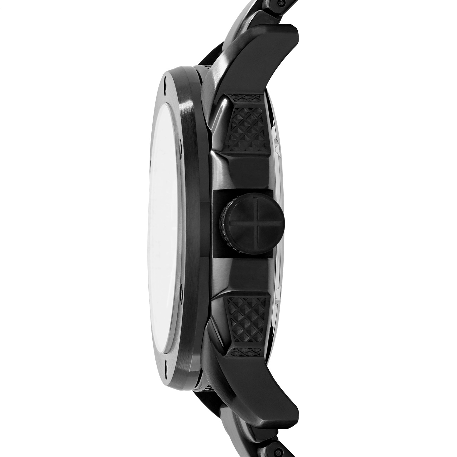 Fossil ME3080 นาฬิกาผู้ชาย Modern Machine Automatic Black Stainless Steel Men's Watch