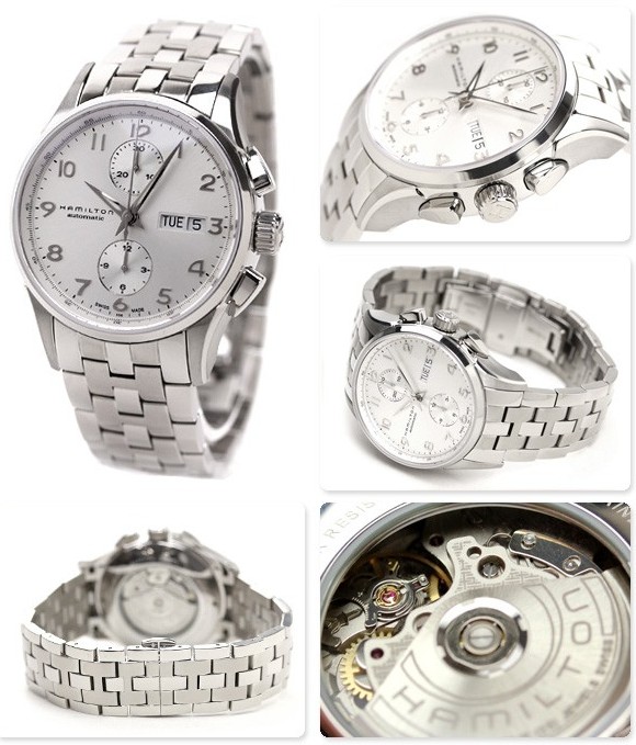 Hamilton H32576155 นาฬิกาผู้ชาย JAZZMASTER MAESTRO AUTO CHRONO Men's Watch