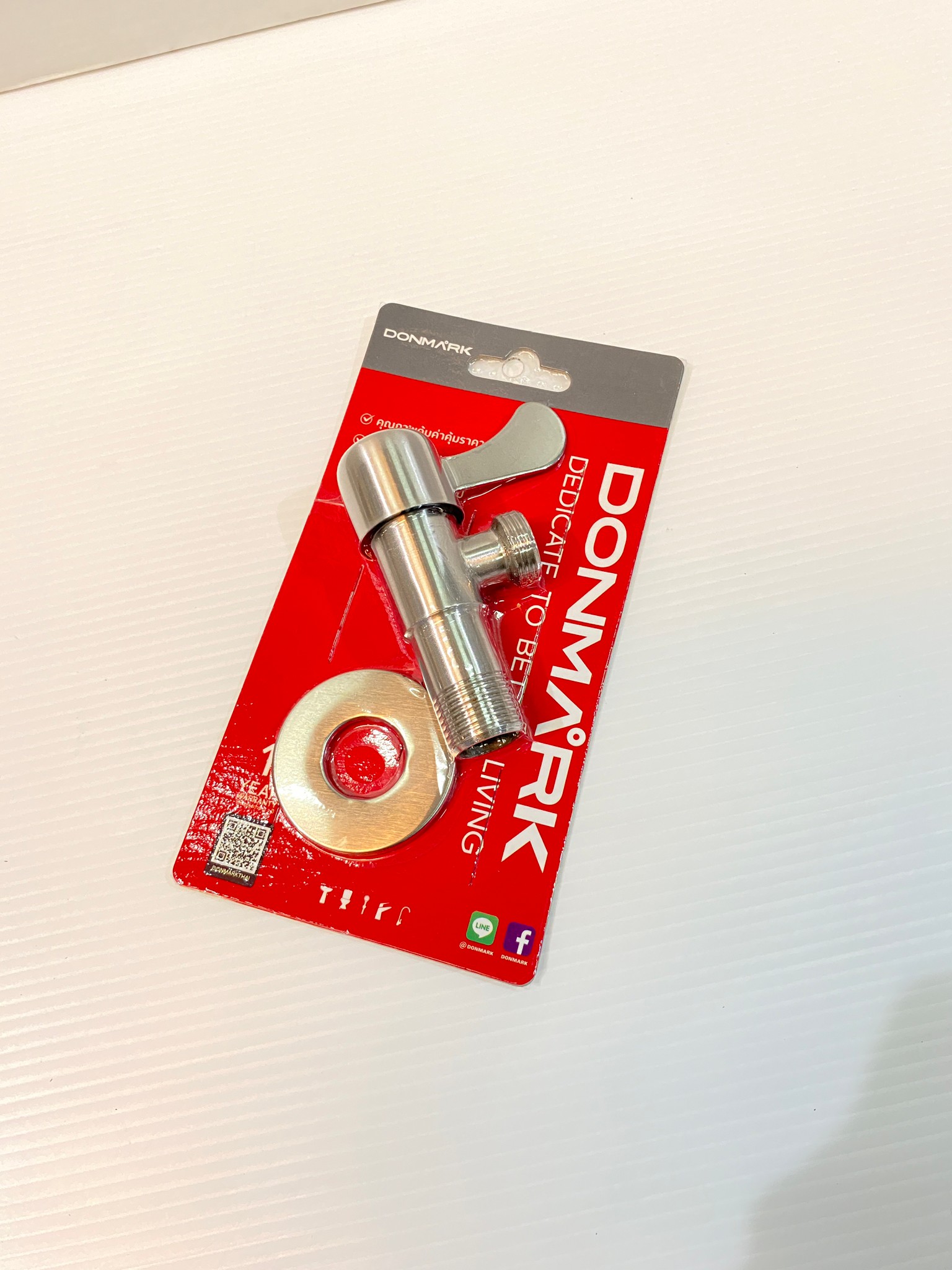 วาล์วต่อฝักบัว สแตนเลส เกรด 304 ด้ามปัด รุ่น DGS-2106 Donmark