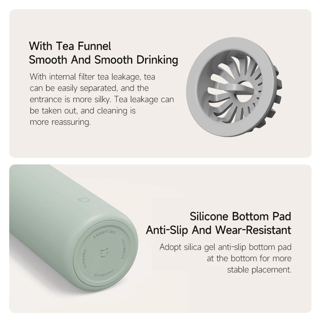 Xiaomi Vacuum Cup (Pocket) 350 ML.- ขวดน้ำสูญญากาศเสี่ยวหมี่ รุ่นพ็อกเก็ต