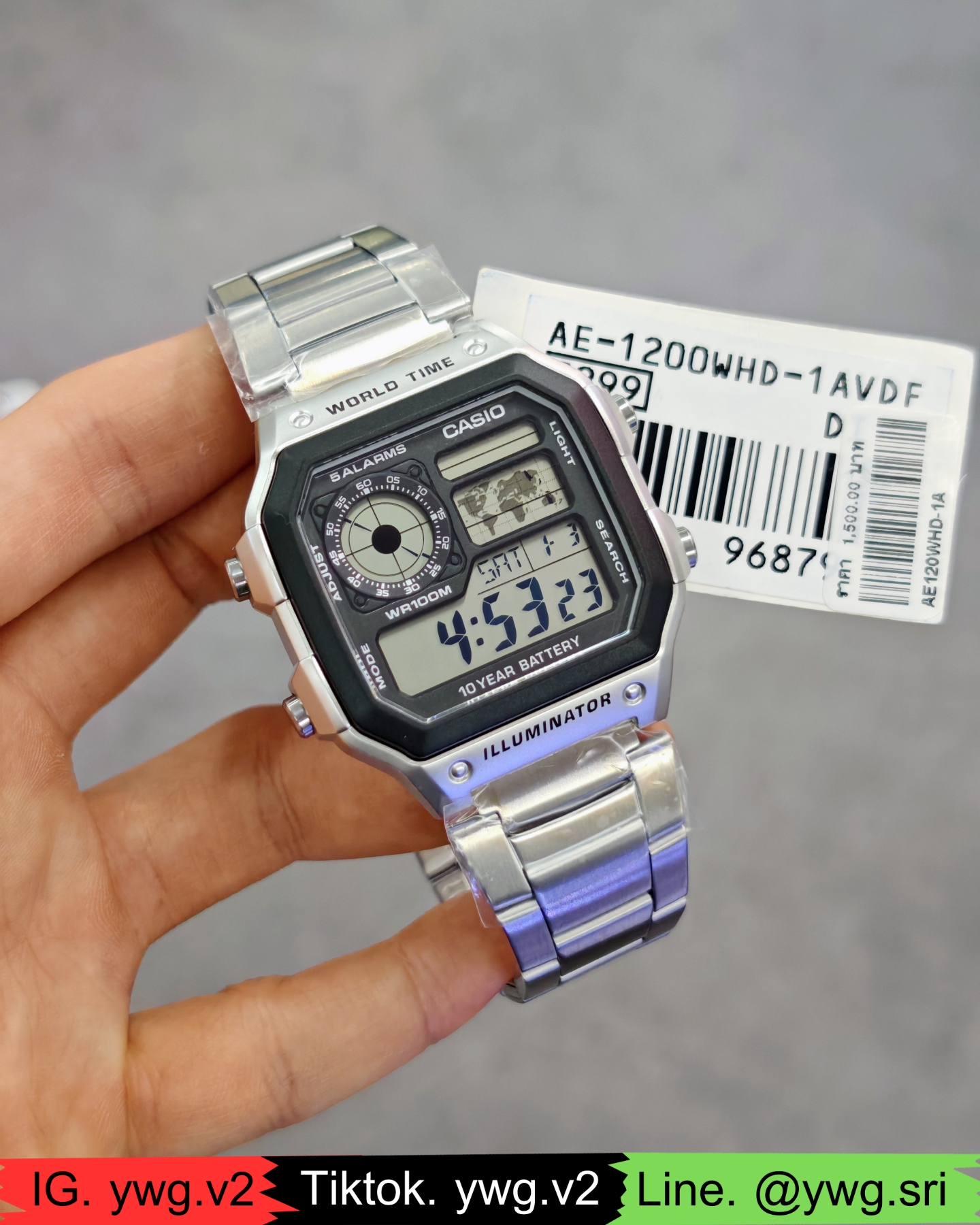 CASIO รุ่น AE-1200WHD-1A