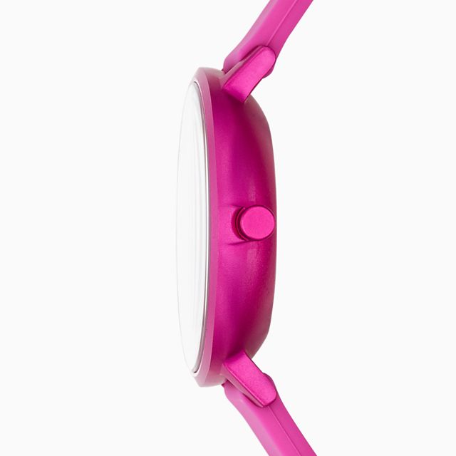 Skagen SKW2803 นาฬิกาผู้หญิง Aaren Kulor Pink Silicone Quartz Women's Watch