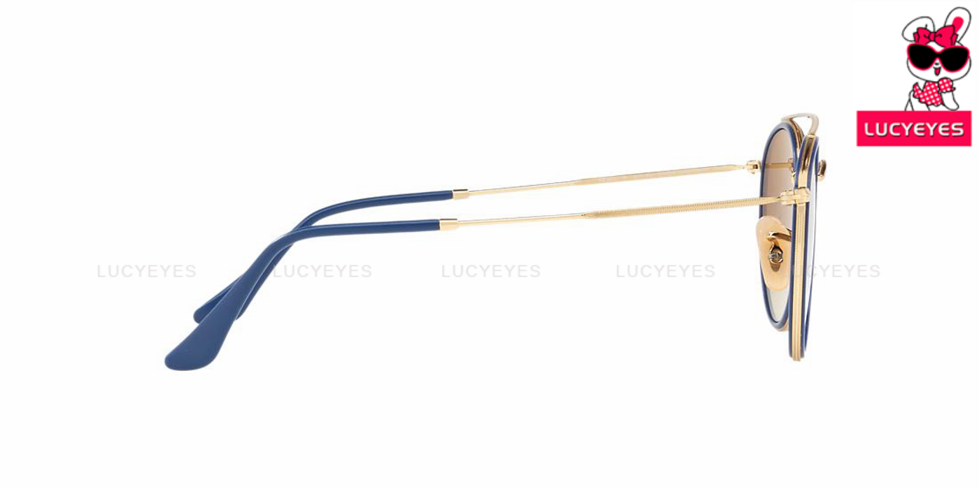 RayBan RB3647N 001/9U ROUND DOUBLE BRIDGE
