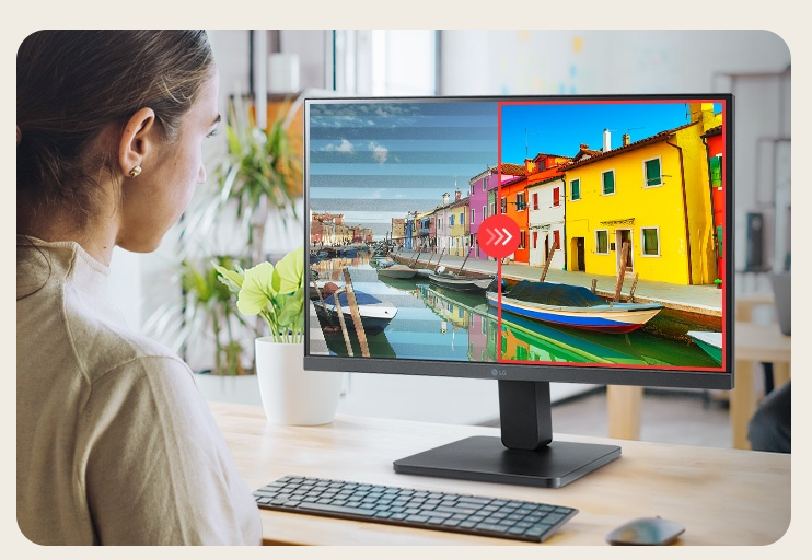 [ผ่อน0%] LG จอมอนิเตอร์ 24" IPS Full HD Monitor with AMD FreeSync™ (ชลบุรี ส่งฟรี)