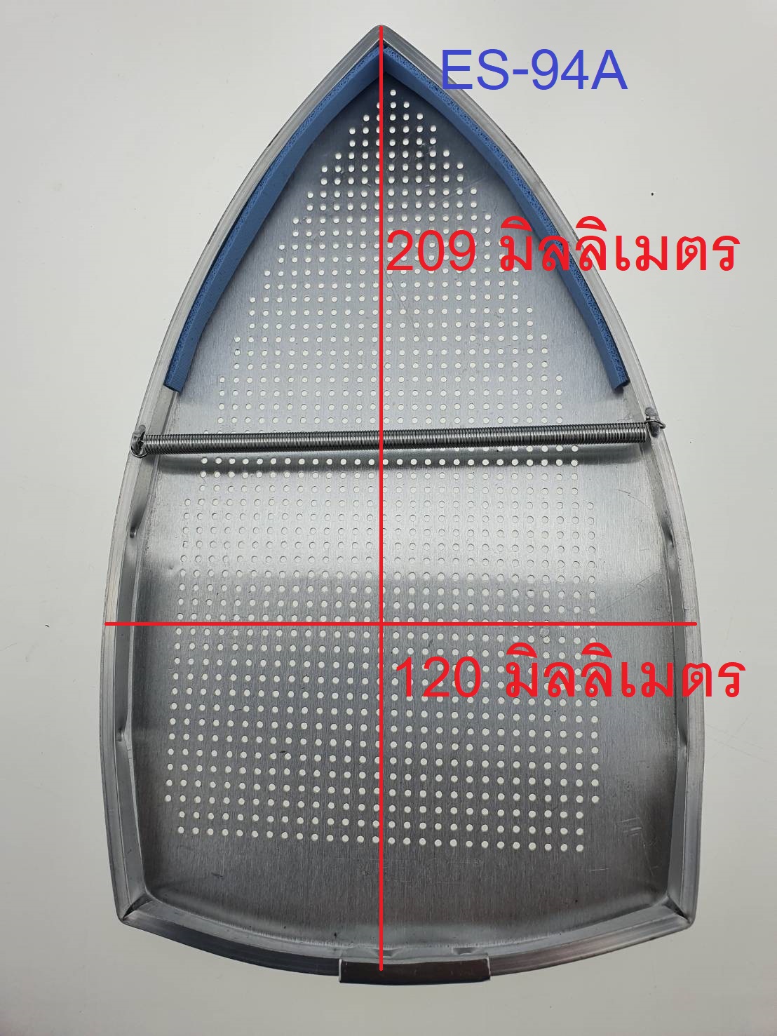 หน้ากากเตารีดไอน้ำ Iron shoe หรับเตารีดไอน้ำอุตสาหกรรม รุ่น Silver Star ES-94A(หน้าเล็ก) และES-94AL (หน้าใหญ่) และหน้ากากเตารีด ทั่วไปแบบ อ่อน
