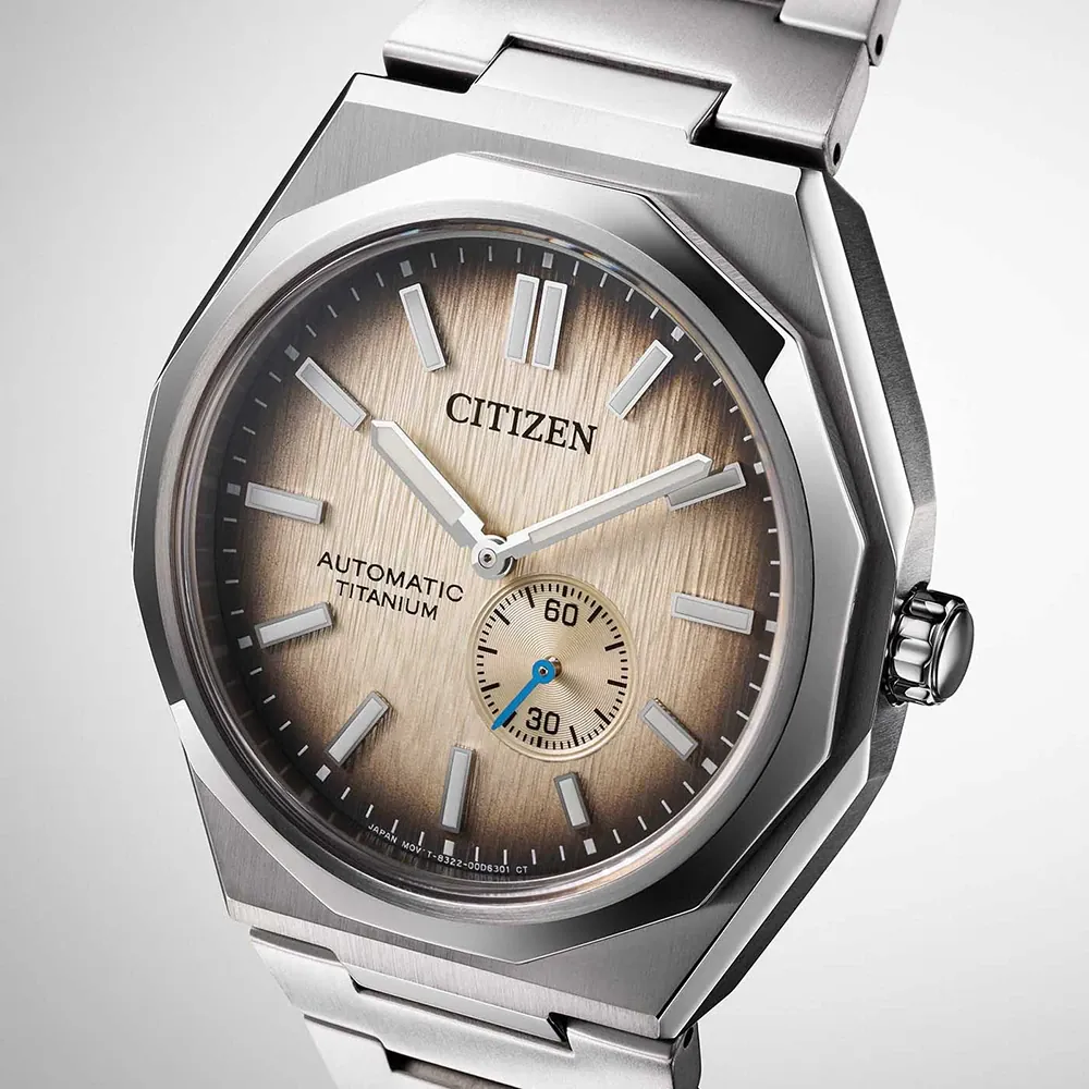 Citizen NK5020-58P นาฬิกาผู้ชาย Automatic Super-Titanium Zenshin Men's Watch