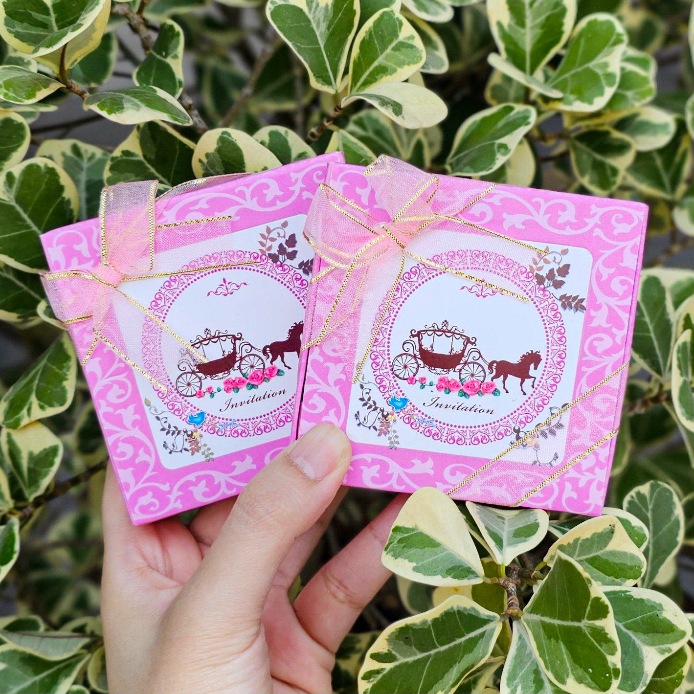 ของชำร่วย กล่องกระดาษโน๊ต พับตั้งโต๊ะได้ | แพ็กคาดริบบิ้น พร้อมสติ๊กเกอร์