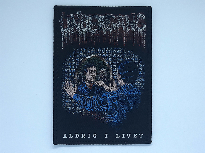 UNDERGANG 'Aldrig I Livet' Woven Patch อาร์มแบบทอ