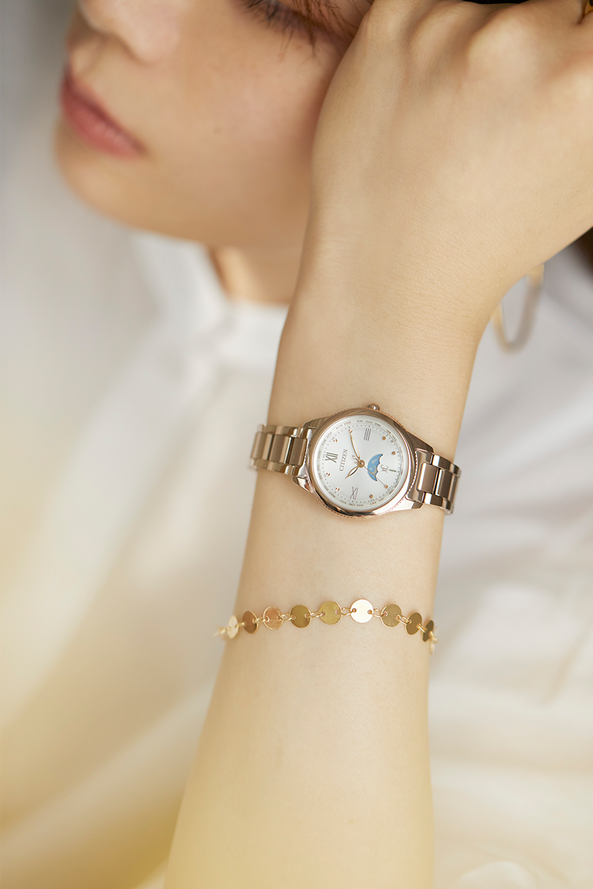 Citizen EE1004-57A นาฬิกาผู้หญิง xC Daichi CollectionRadio-Controlled Eco-Drive Titanium Made In Japan Women's Watch