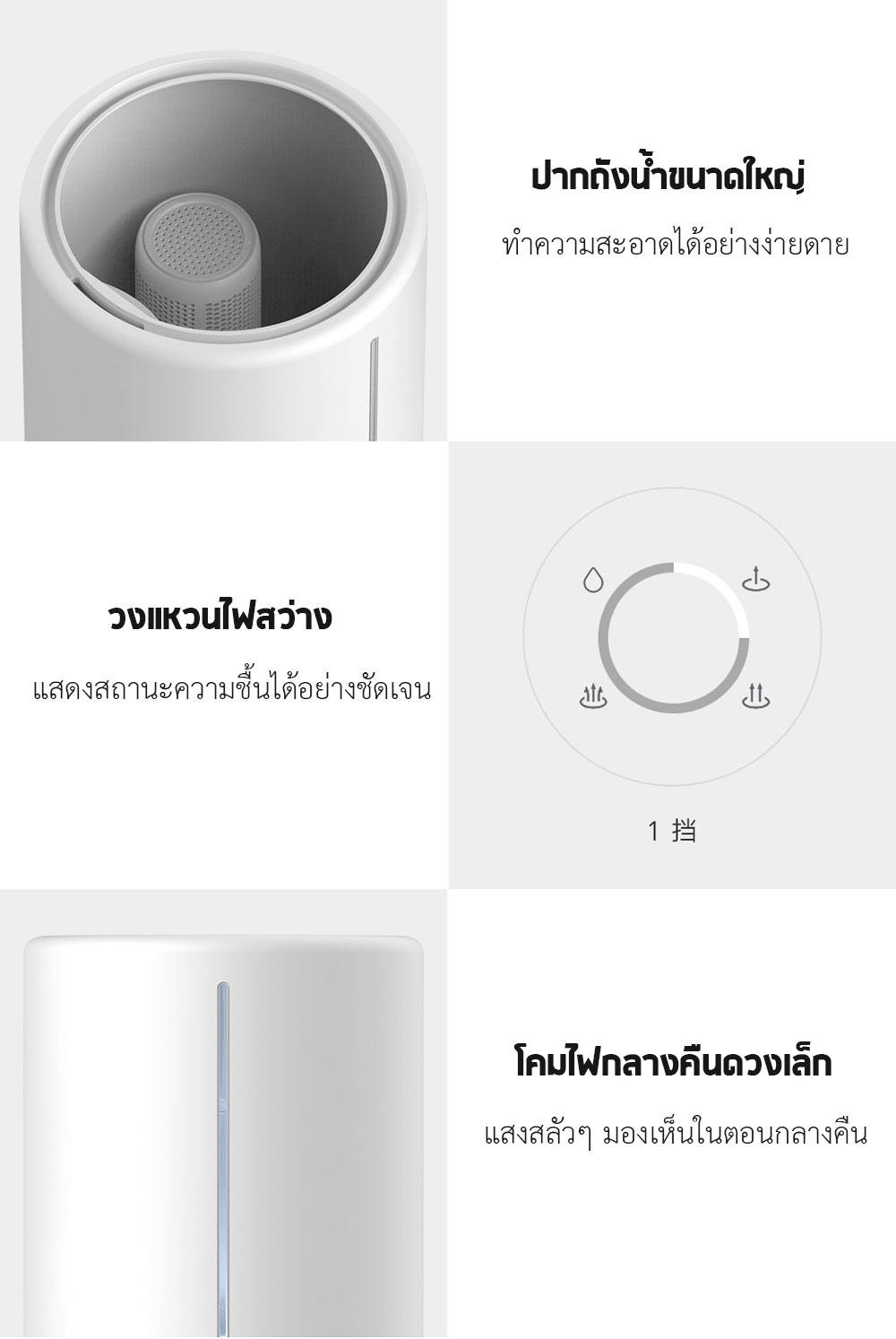 Xiaomi Smart Sterilization Humidifier S - เครื่องทำความชื้นอัจฉริยะ รุ่น S (4.5L)