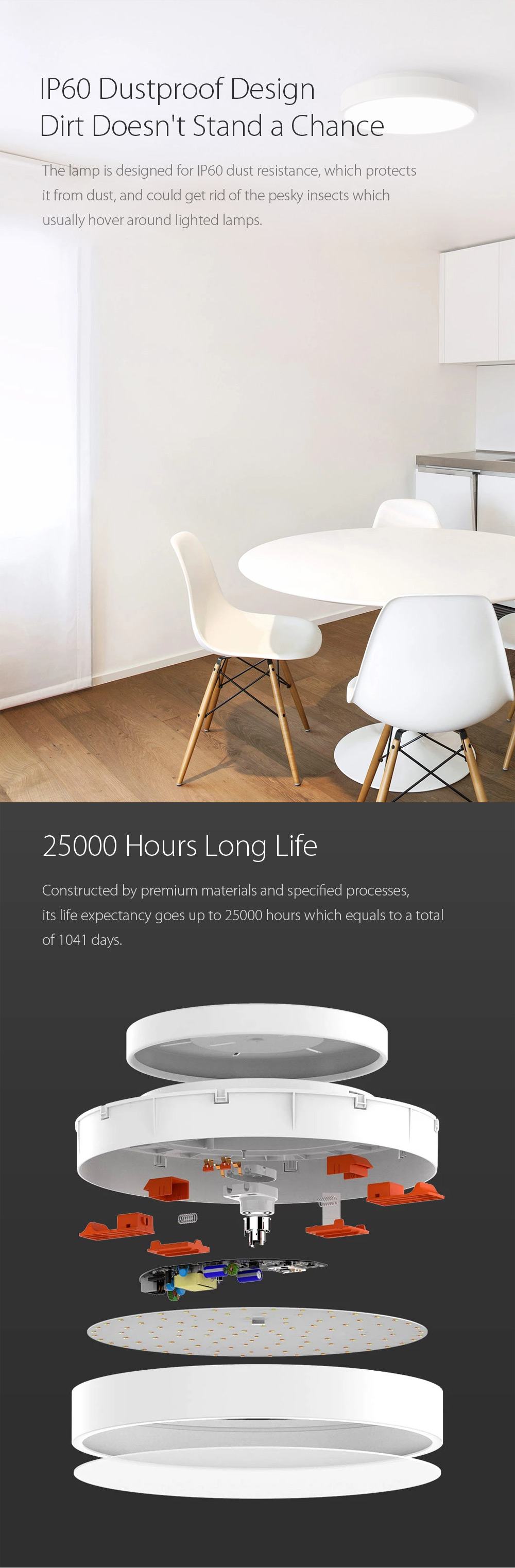 Xiaomi Yeelight Smart LED Ceiling Lamp - โคมไฟเพดานแอลอีดีอัจฉริยะ