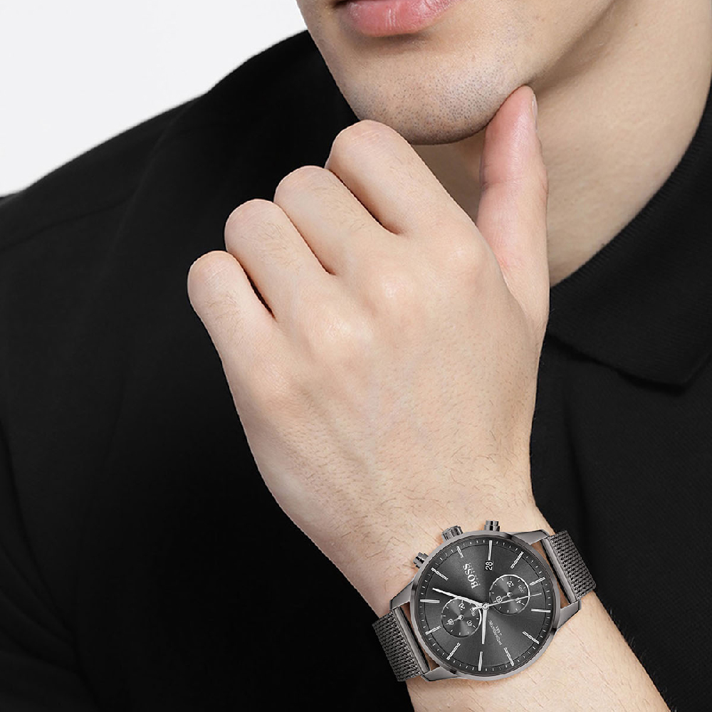 Hugo Boss 1513870 นาฬิกาผู้ชาย Metronome Chrono Quartz Men's Watch