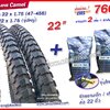 ยางจักรยาน 22 x 1.75 (47-456) พร้อมยางใน 2 เส้น <ส่งด่วน EMS >