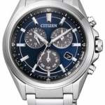 Citizen BL5530-57L นาฬิกาผู้ชาย Eco-Drive Attesa Titanium Chronograph Made in Japan Men's Watch