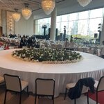 Trp.ทีอาร์พี Round Table 圆桌会议 餐桌 中式餐桌 配有旋转镜组 โต๊ะกลมขนาด 600 ซม. ขาสเตนเลส เและ เก้าอี 30-36 ตัว โต๊ะจีนโต๊ะทานอาหารทานข้าว Trp.Tablechairthai / ทีอาร์พี.โต๊ะเก้าอี้ไทย