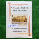 JE2813 [อ.เอมอุษา ] Cloze Tests For Practice แบบฝึกทั้งเล่มพร้อมเฉลยละเอียด มีถึง 54 test ทำไปแล้วบางส่วน โจทย์ดีมากเหมาะกับการฝึกทำโจทย์ใช้ได้ทุกระดับชั้น ขาย 450฿
