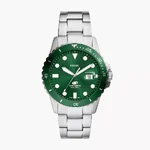 Fossil FS6033 นาฬิกาผู้ชาย Blue Dive Three-Hand Date Quartz Men's Watch