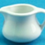 Creamer,โถใส่ครีม,โถใส่นม,รุ่น P0217.ความจุ 0.04 L.เซรามิคพอร์ซเลน Ceramics Porcelain ทีอาร์พี.เทเบิ้ลแวร์ไทย Trp.Tablewarethai