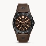 Fossil FS5626 นาฬิกาผู้ชาย Garrett Chronograph Brown Leather Quartz Men's Watch