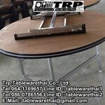 วิธีเลือกซื้อเลือกใช้โต๊ะกลม จัดเลี้ยง โต๊ะจีน โต๊ะอาหาร (โต๊ะกลม ขนาด 150 cm.สำหรับ 8 ที่นั่ง ) 懒惰的苏珊 旋转玻璃餐桌 中式旋转玻璃桌套装