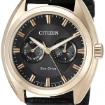 Citizen BU4013-07H นาฬิกาผู้ชาย Eco-Drive Paradex Leather Men's Watch