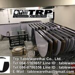 Round Table Folding half with wheels 圆桌会议 餐桌 中式餐桌 配有旋转镜组 โต๊ะกลมพับครึ่งมีล้อ,หน้าขาวโฟเมการ์ขาเหล็กชุปโครเมี่ยมโต๊ะประชุมโต๊ะสัมมนาโต๊ะจัดเลี้ยงโต๊ะโรงแรม Tablechairthai / โต๊ะเก้าอี้ไทย