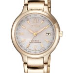 Citizen EC1173-87D นาฬิกาผู้หญิง Eco-Drive Radio Controlled Perpetual World Time Women's Watch