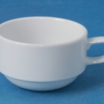 Coffee Cup Stackable,แก้วกาแฟ,ถ้วยกาแฟ(แบบซ้อนกันได้) ความจุ 0.20L.เซรามิคพอร์ซเลน Ceramics Porcelain รุ่น P0231 ทีอาร์พี.เทเบิ้ลแวร์ไทย Trp.Tablewarethai