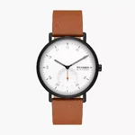Skagen SKW6889 นาฬิกาผู้ชาย Kuppel Two-Hand Sub-Second Brown Leather Watch Men's Watch