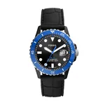Fossil CE5023 นาฬิกาผู้ชาย FB-01 Three-Hand Date Black Silicone Quartz Men's Watch