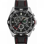 Citizen CB5841-05E นาฬิกาผู้ชาย Eco-Drive Promaster Navihawk A-T Radio Controlled Chronograph Perpetual Calender World Time Men's Watch