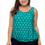 ชุดว่ายน้ำคนอ้วน ทูพีชพร้อมส่ง :ชุดว่ายน้ำไซส์ใหญ่สีเขียวแต่งลายวงกลมมีกางเกงขาสั้น สีสันสดใสแบบสวย sexyมากๆจ้า:รอบอก46-56นิ้ว เอว46-56นิ้ว สะโพก48-60นิ้ว