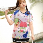 ชุดว่ายน้ำคนอ้วน 6xl พร้อมส่ง :ชุดว่ายน้ำไซส์ใหญ่สีชมพูแต่งลายการ์ตูน set 3 ชิ้น มีบรา กางเกงขาสั้น และเสื้อคลุมแบบสวยน่ารักมากๆจ้า:บรารอบอก38-48นิ้ว เอว38-44นิ้ว สะโพก38-48นิ้ว เสื้อคลุมรอบอกกว้าง 52 นิ้ว