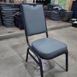 เก้าอี้ทรงพนักพิงสี่่เสลี่ยม ขนาด กว้าง 45 ซม.ลึก 45 ซม.สูง 92 ซม.ความหนาเบาะนั่ง 6.8-7 ซม.(รวมแผ่นไม้อัดในเบาะนั่ง) เก้าอี้ประชุม,เก้าอี้สัมมนา,เก้าอี้จัดเลี้ยง,เก้าอี้ห้องอาหาร,เก้าอี้โรงแรม,โต๊ะประชุม,โต๊ะสัมมนา,โต๊ะจัดเลี้ยง,โต๊ะห้องอาหาร,โต๊ะโรงแรม,โ