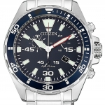Citizen AT2431-87L นาฬิกาผู้ชาย Eco-Drive Marine Chronograph Sports Men's Watch