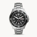 Fossil FS5687 นาฬิกาผู้ชาย FB-02 Three-Hand Date Stainless Steel Quartz Men's Watch