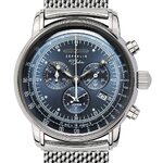 Zeppelin 7680M-3 นาฬิกาผู้ชาย Series 100 Years Zeppelin Chronograph Men's Watch Made In Germany