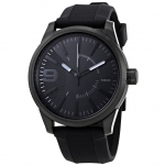 Diesel DZ1807 นาฬิกาผู้ชาย Diesel รุ่น DZ1807, Rasp Black Dial Silicone Men's Watch