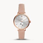 Fossil ES4572 นาฬิกาผู้หญิง Kayla Three-Hand Nude Leather Quartz Women's Watch