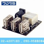 Step down DC-DC Module 5.6-14V to 5V USBx3 8A